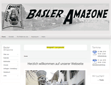 Tablet Screenshot of basler-amazone.ch